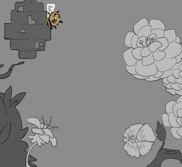 Minecraft bee 600x500